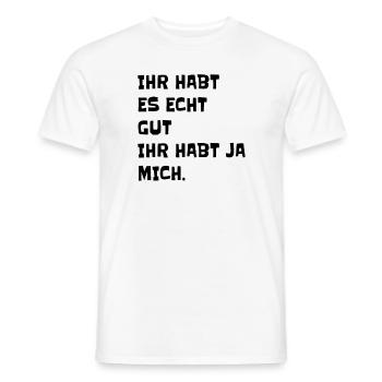 Einzigartige Freude - Männer T-Shirt - Weiß - Vorne - AI Model Male 178 dark (178cm)