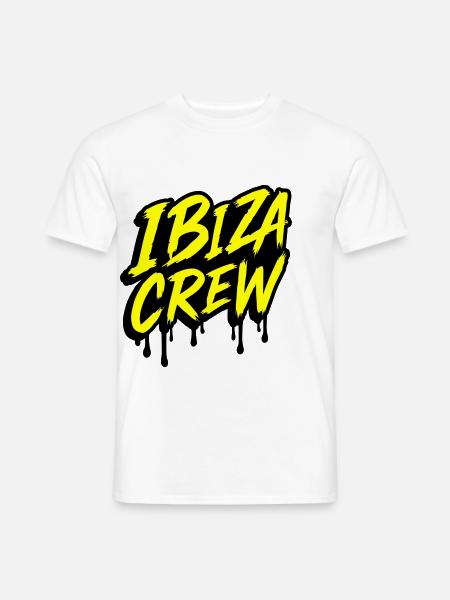 Ibiza Crew - Männer T-Shirt - Weiß