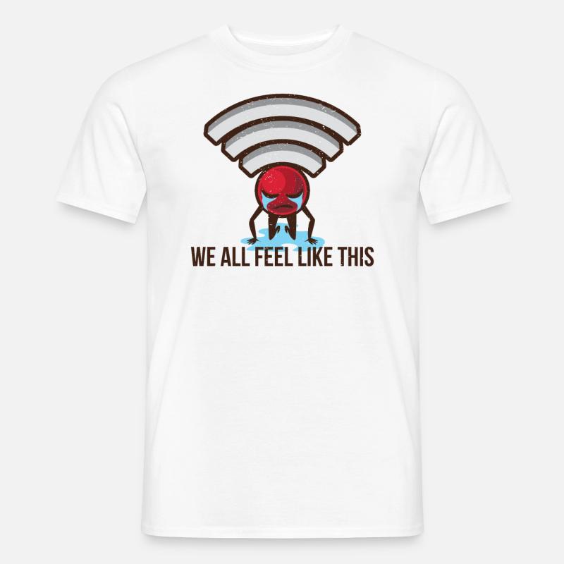 Lustiges Gamer Programmierer Computer Geschenk - Männer T-Shirt - Weiß