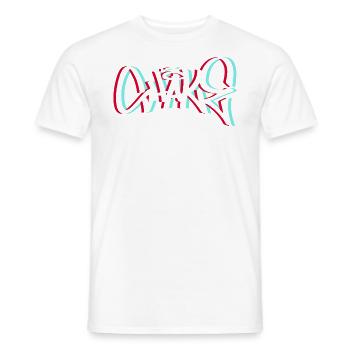 SHAKE 3D II - T-shirt homme - blanc - Devant - AI Model Male 178 dark (178cm)