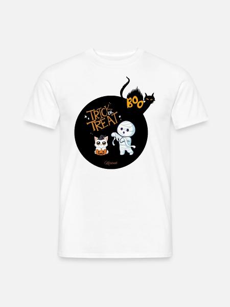 TRICK OR TREAT - Männer T-Shirt - Weiß
