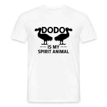 Dodo Dire Dodo Oiseau Drôle Dodo Cadeau - T-shirt homme - blanc - Devant - AI Model Male 178 dark (178cm)