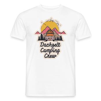 Dachzelt Camping Crew - Männer T-Shirt - Weiß - Vorne - AI Model Male 178 dark (178cm)