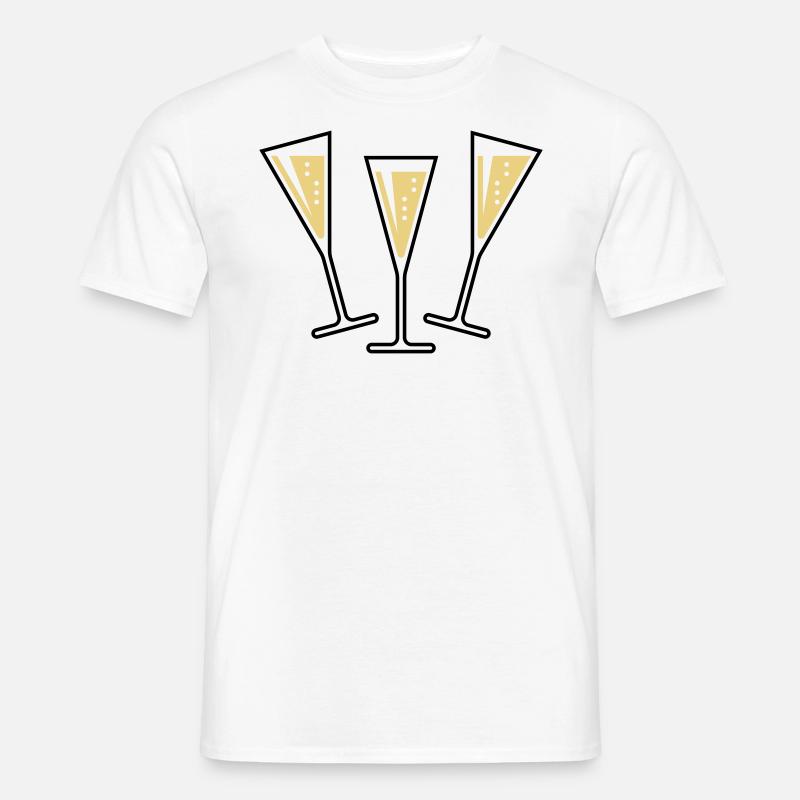XAufUnsDrei! (2) - Männer T-Shirt - Weiß