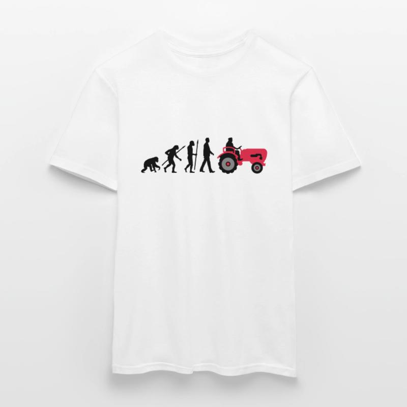 evolution_bauer_mit_traktor_032013_a_3c T-shirt homme