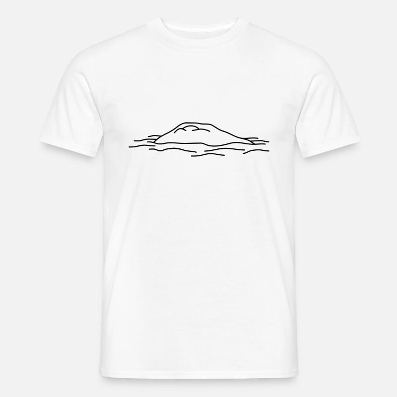 Island - Männer T-Shirt - Weiß