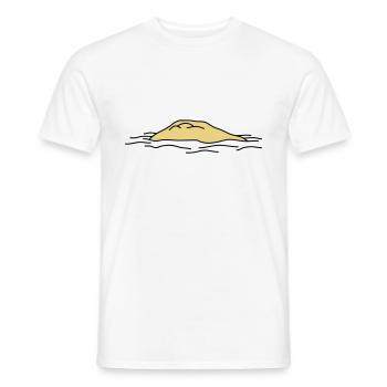 Island - Men's T-Shirt - white - Front - AI Model Male 178 dark (178cm)
