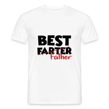 Cadeau drôle pour le papa papa papa humour - T-shirt homme - blanc - Devant - AI Model Male 178 dark (178cm)