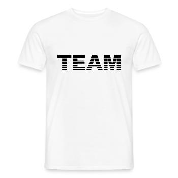 Team - T-shirt homme - blanc - Devant - AI Model Male 178 dark (178cm)