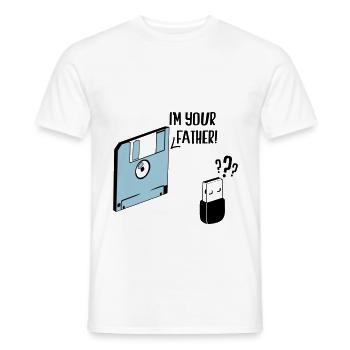 I'm your father - T-shirt homme - blanc - Devant - AI Model Male 178 dark (178cm)