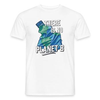 Es gibt keinen Planeten B, Umweltschutz - Männer T-Shirt - Weiß - Vorne - AI Model Male 178 dark (178cm)