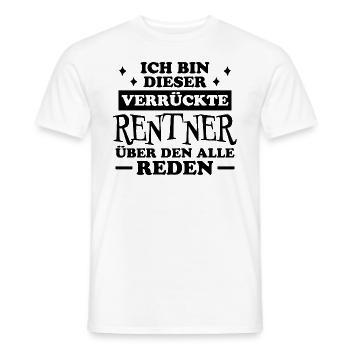 Rentner Lustiger Spruch Rente Ruhestand Geschenk - Männer T-Shirt - Weiß - Vorne - AI Model Male 178 dark (178cm)