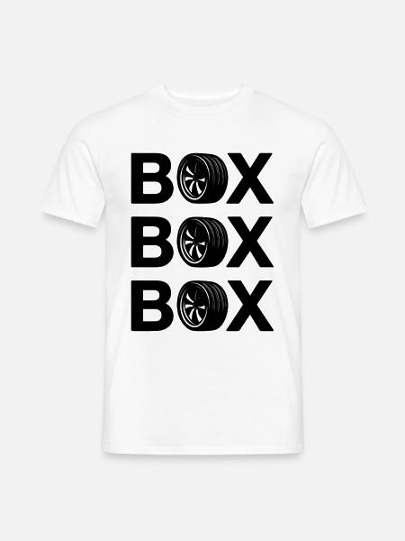 Formula Racing Boxenstop Motorsport - Männer T-Shirt - Weiß