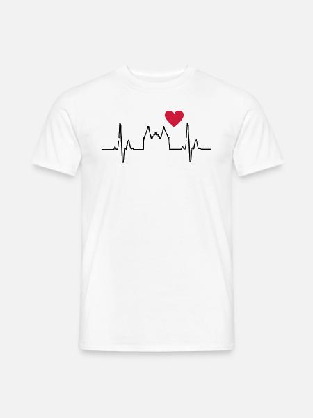 Lübeck - Männer T-Shirt - Weiß