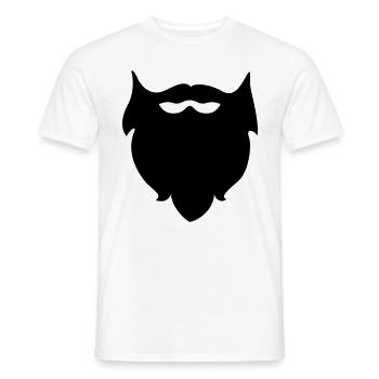 Beard - Beards - Men's T-Shirt - white - Front - AI Model Male 178 dark (178cm)