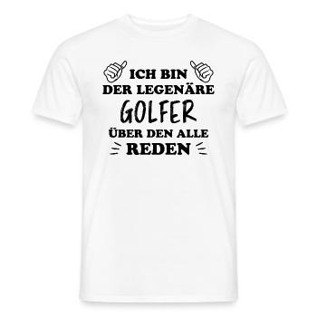 Golfer Hobby Golf Lustiger Spruch Golfer Geschenk - Männer T-Shirt - Weiß - Vorne - AI Model Male 178 dark (178cm)