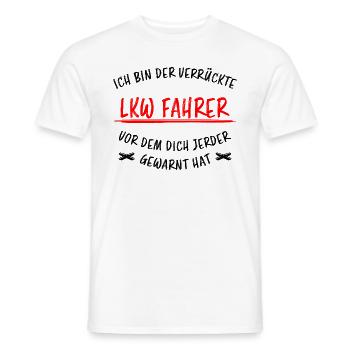 LKW Fahrer Lustige Spruch Lastkraftwagen Geschenk - Männer T-Shirt - Weiß - Vorne - AI Model Male 178 dark (178cm)