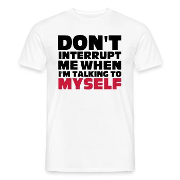 Funny - Männer T-Shirt - Weiß - Vorne - AI Model Male 178 dark (178cm)