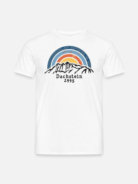 Hoher Dachstein Schladming Ramsau Skigebiet Wander - Männer T-Shirt - Weiß