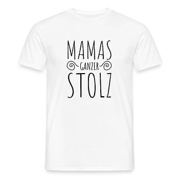 Mamas ganzer Stolz, Kind - Kindergeburtstag - Baby - Männer T-Shirt - Weiß - Vorne - AI Model Male 178 dark (178cm)