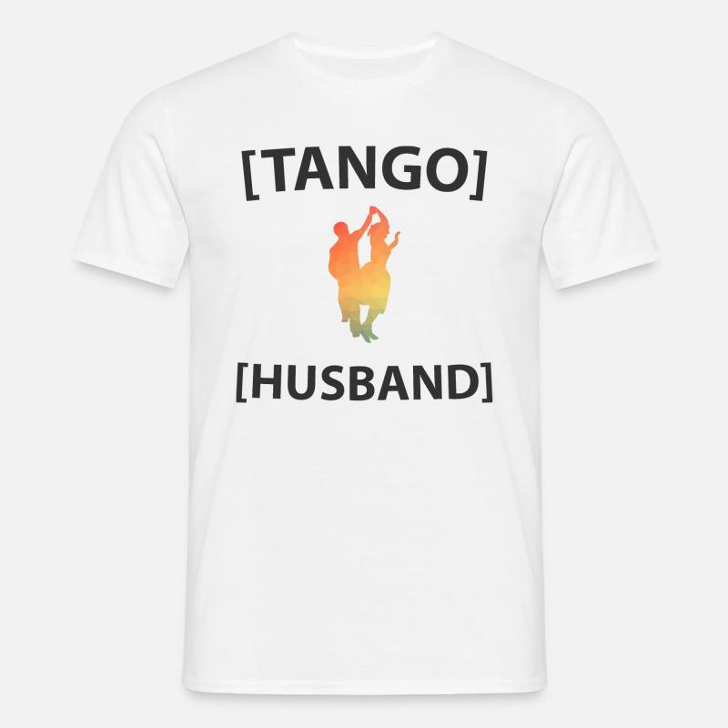 Tango Ehemann - Männer T-Shirt - Weiß