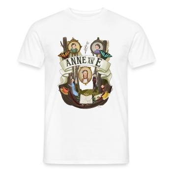 Anne with an E - Men's T-Shirt - white - Front - AI Model Male 178 dark (178cm)