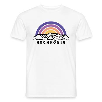 Hochkönig 2941 Berchtesgaden Austria Österreich - Männer T-Shirt - Weiß - Vorne - AI Model Male 178 dark (178cm)