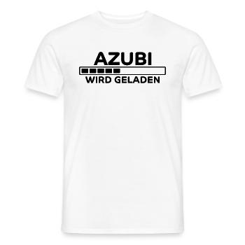 Azubi Spruch Lehrling Job Lustiges Azubi Geschenk - Männer T-Shirt - Weiß - Vorne - AI Model Male 178 dark (178cm)