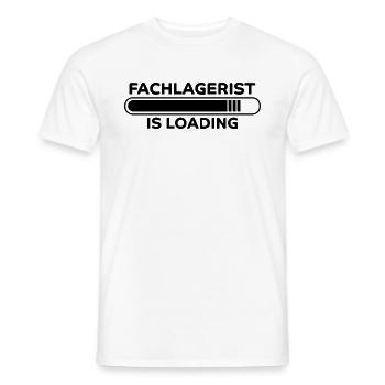 Fachlagerist Spruch Lustiges Fachlagerist Geschenk - Männer T-Shirt - Weiß - Vorne - AI Model Male 178 dark (178cm)