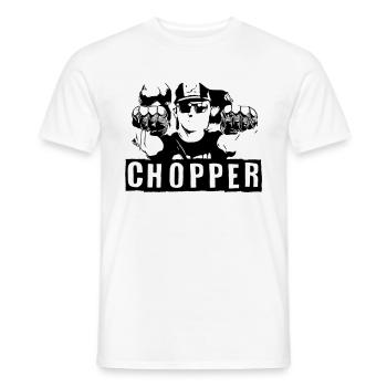 Chopper - Männer T-Shirt - Weiß - Vorne - AI Model Male 178 dark (178cm)