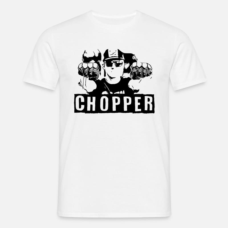Chopper - Männer T-Shirt - Weiß