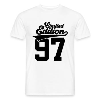 29E ANNIVERSAIRE ÉDITION LIMITÉE 1997 - T-shirt homme - blanc - Devant - AI Model Male 178 dark (178cm)