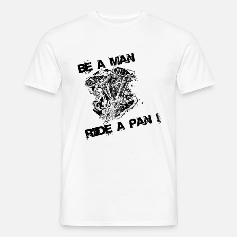 Reiten Sie einen Pan - Männer T-Shirt - Weiß