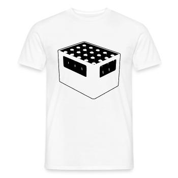 Bierkiste - Männer T-Shirt - Weiß - Vorne - AI Model Male 178 dark (178cm)
