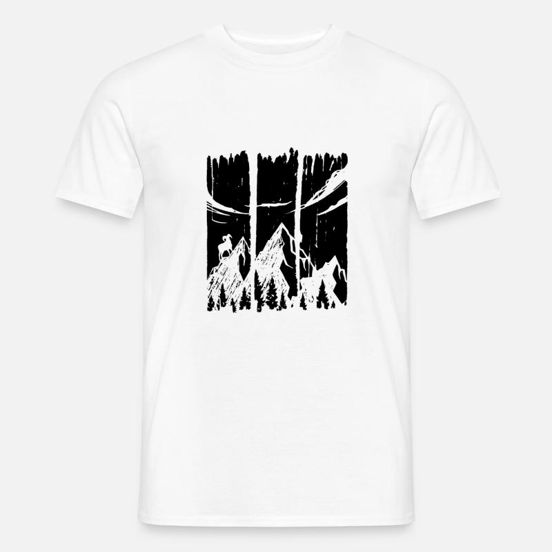 Sternzeichen Steinbock Tierkreiszeichen Ziege - Männer T-Shirt - Weiß