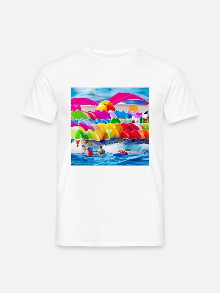 Spielzeug am Meer - Männer T-Shirt - Weiß
