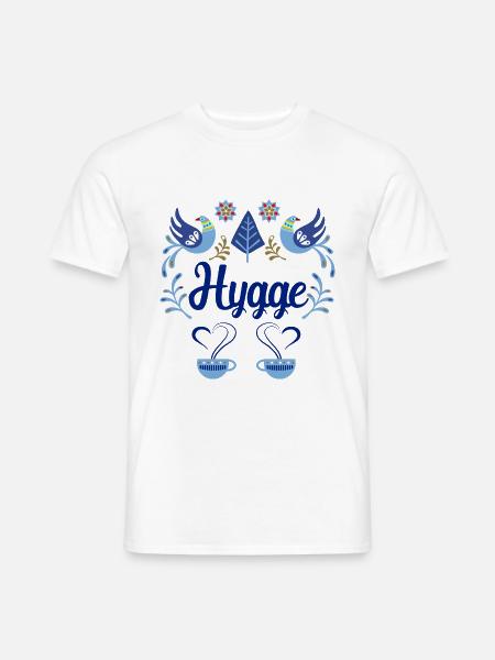 Hygge - Männer T-Shirt - Weiß