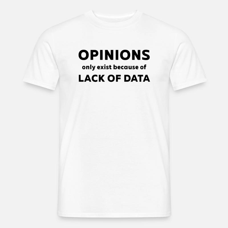 Data Science and Statistics Data Scientist - Men’s T-shirt - white