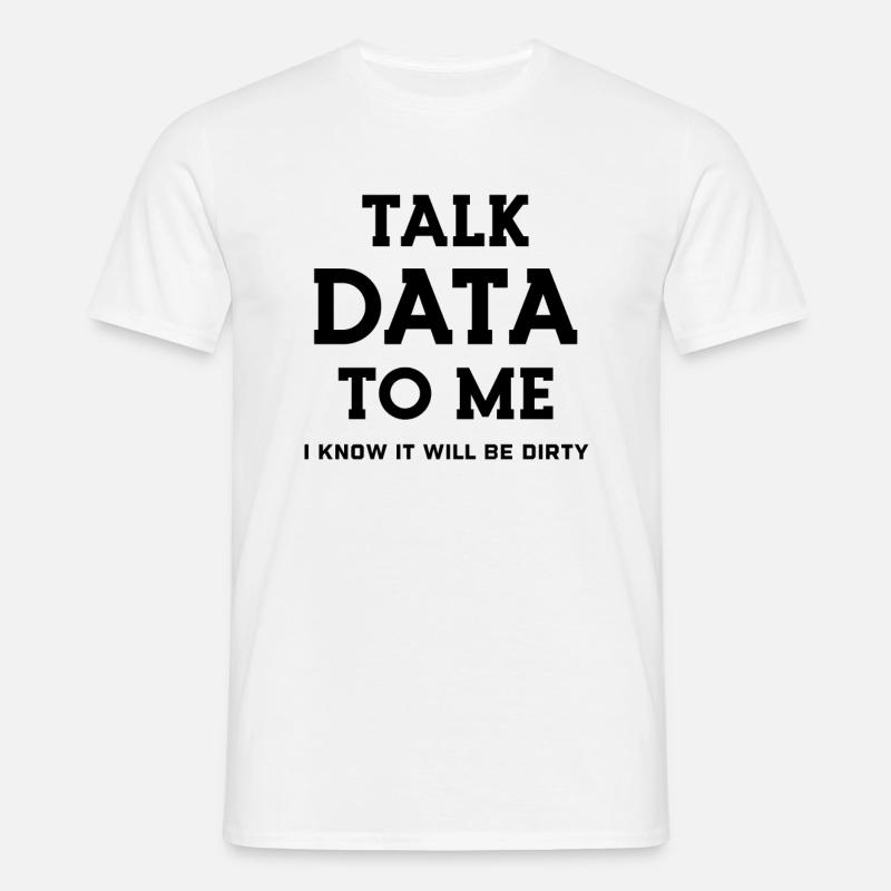 Data Science Statistics Data Scientist - Men's T-Shirt - white
