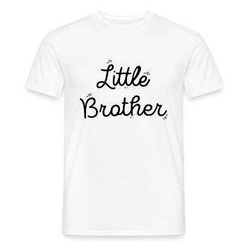 kleiner Borther - Männer T-Shirt - Weiß - Vorne - AI Model Male 178 dark (178cm)