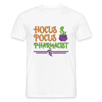 Pharmacist Halloween - Men's T-Shirt - white - Front - AI Model Male 178 dark (178cm)