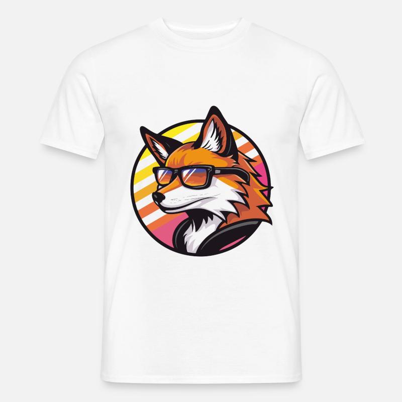 Fox Comic Cool Summer - Men's T-shirt - white