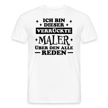 Maler Witz Spruch Meister Lackierer Maler Geschenk - Männer T-Shirt - Weiß - Vorne - AI Model Male 178 dark (178cm)