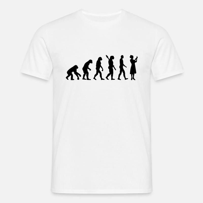 Évolution Infirmière - T-shirt Homme - blanc