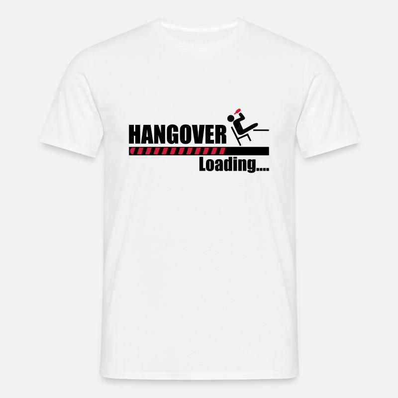 Hangover loading - Männer T-Shirt - Weiß
