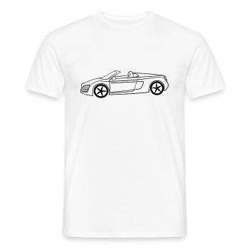 Luxus Cabrio Tribal - Männer T-Shirt - Weiß - Vorne - AI Model Male 178 dark (178cm)