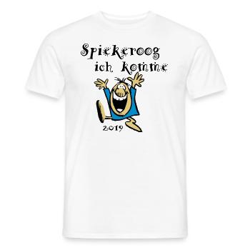 Spiekeroog, drôles de phrases - T-shirt homme - blanc - Devant - AI Model Male 178 dark (178cm)