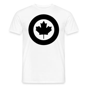 sign canada - T-shirt homme - blanc - Devant - AI Model Male 178 dark (178cm)