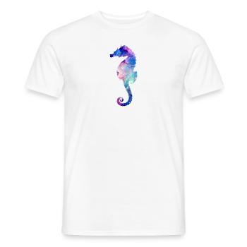Cadeau étoile de galaxie - T-shirt homme - blanc - Devant - AI Model Male 178 dark (178cm)