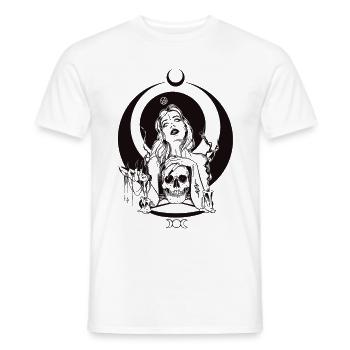 Woman of Black Magic - Men's T-Shirt - white - Front - AI Model Male 178 dark (178cm)